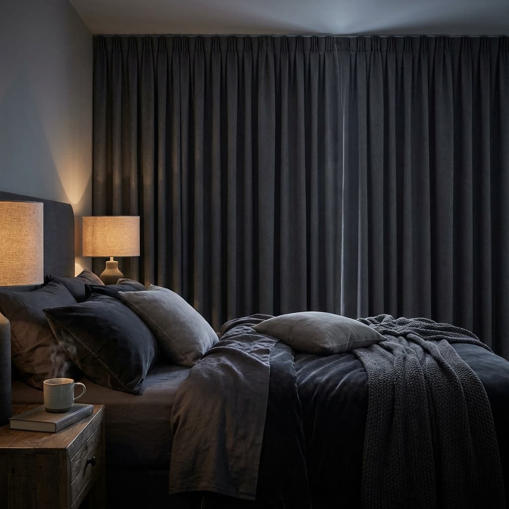 Yatak odası blackout perde
